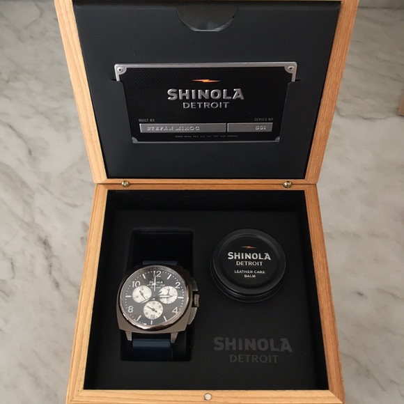 Shinola Men’s Watch Argonite 5030 with two straps - Picture 1 of 5